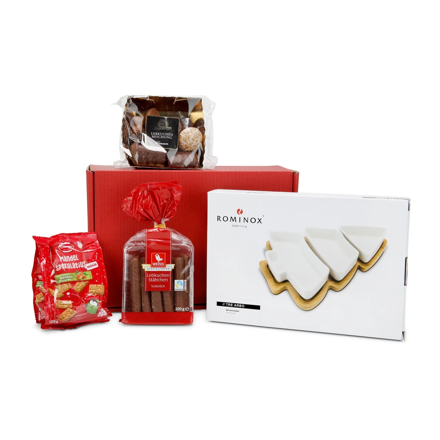 Geschenkset / Präsenteset: Süßer Weihnachtsbaum, rot – Bild 2