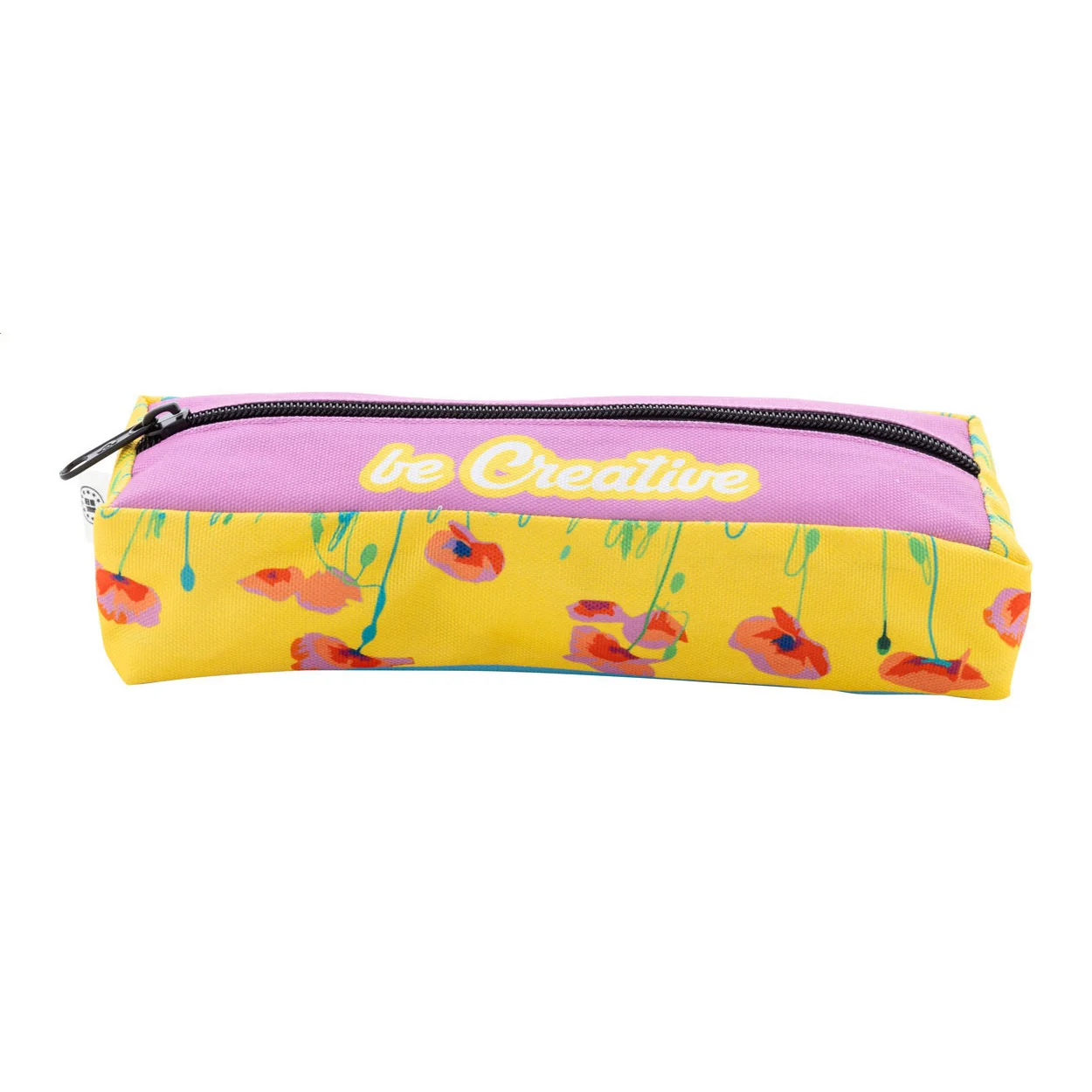 Individuelle RPET Stiftetasche Bloppy, schwarz – Bild 2