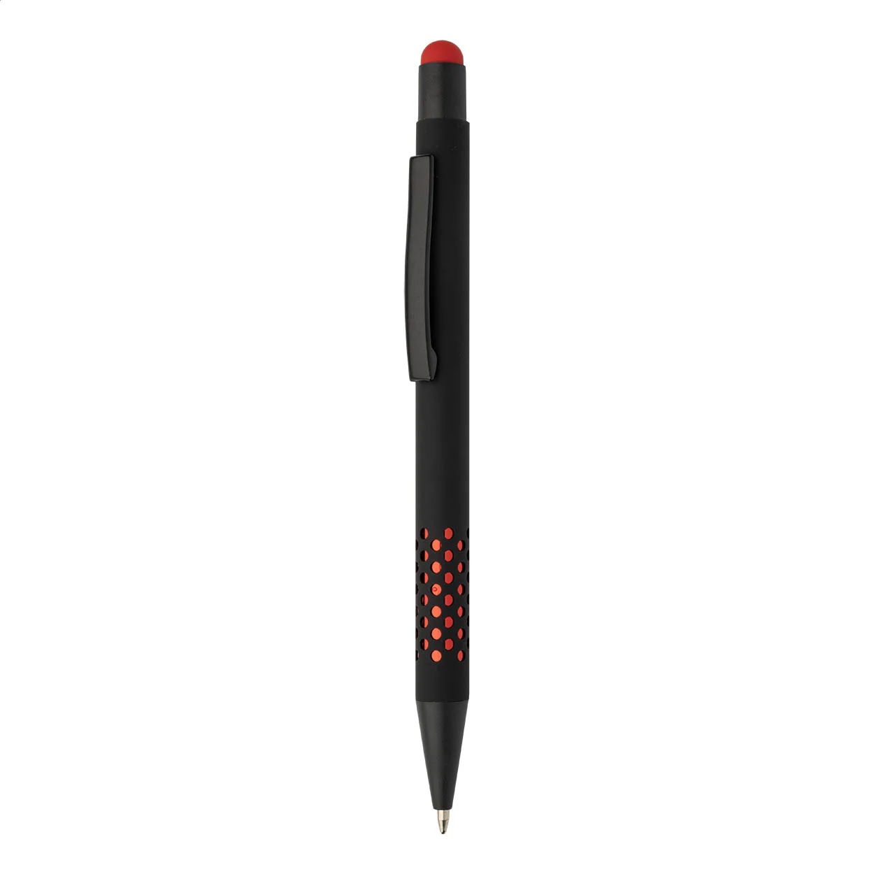 Touch-Kugelschreiber Griply, rot – Bild 2