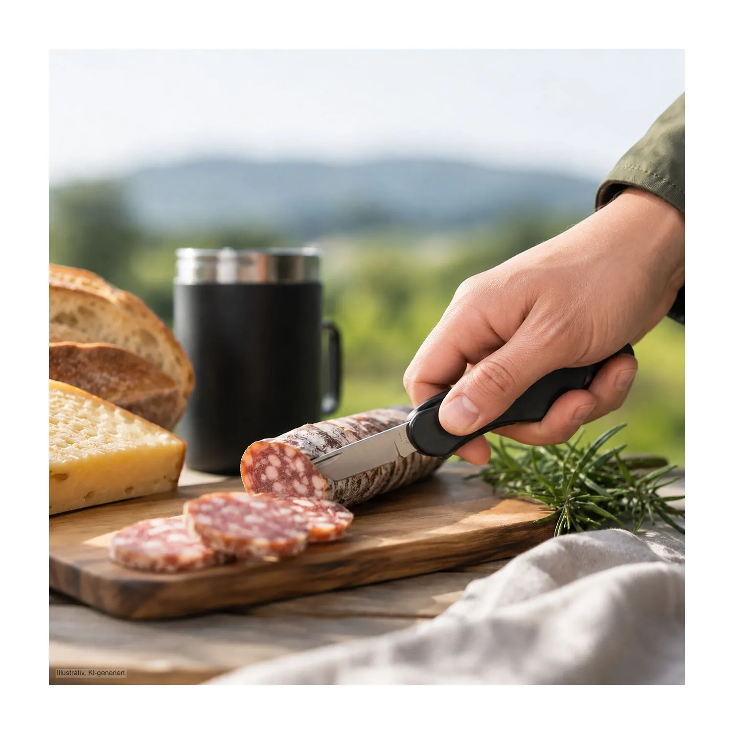 ROMINOX® Outdoor-Besteck // Tento, schwarz – Bild 9
