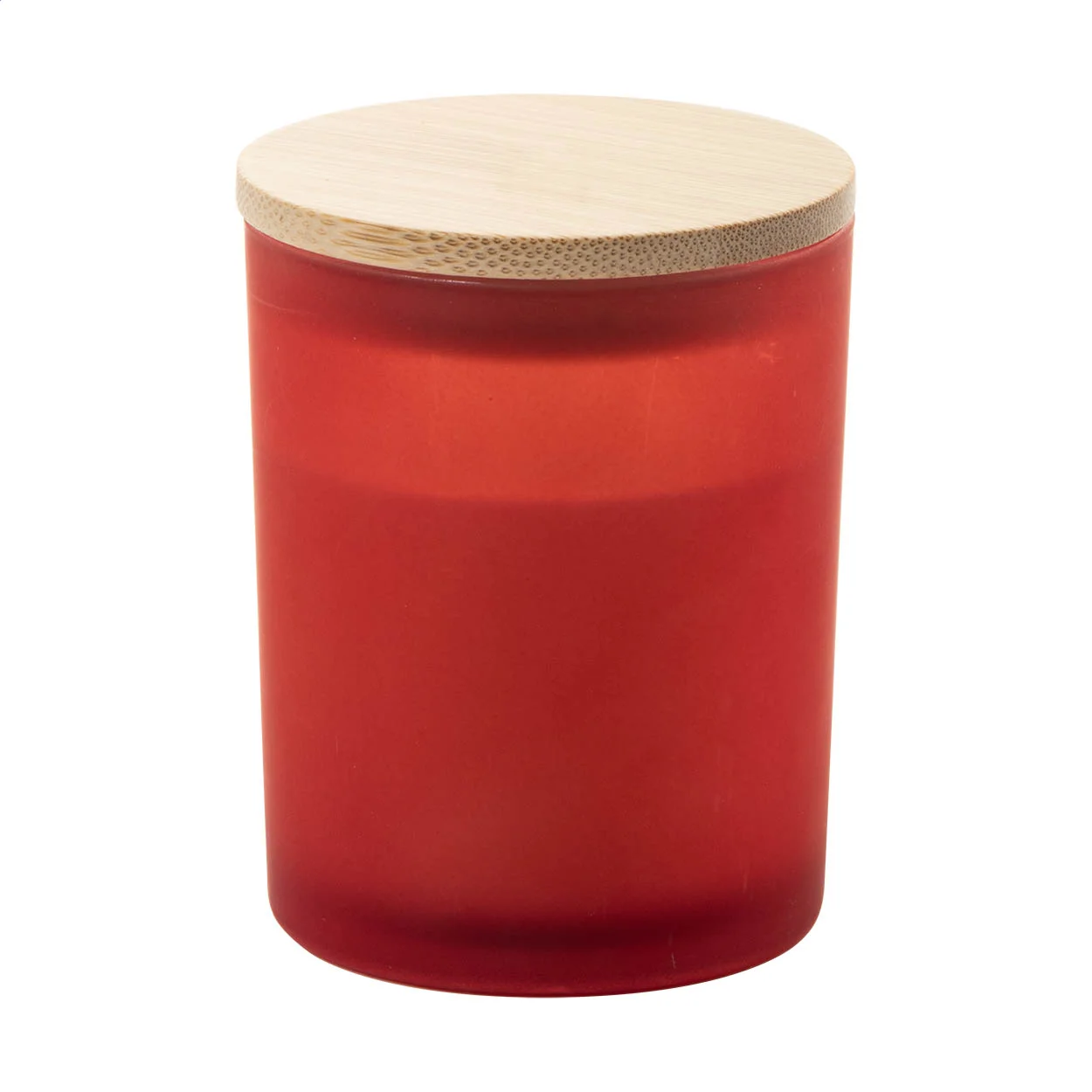 Kerze,Vanille Daizu XL, rot – Bild 4