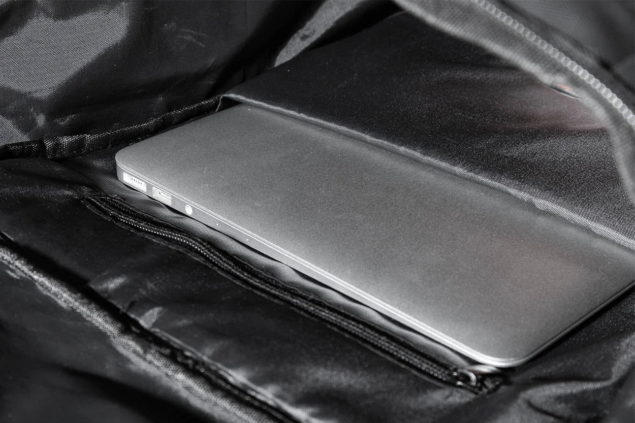 Dokumentenrucksack Pullman, RPET, schwarz – Bild 6