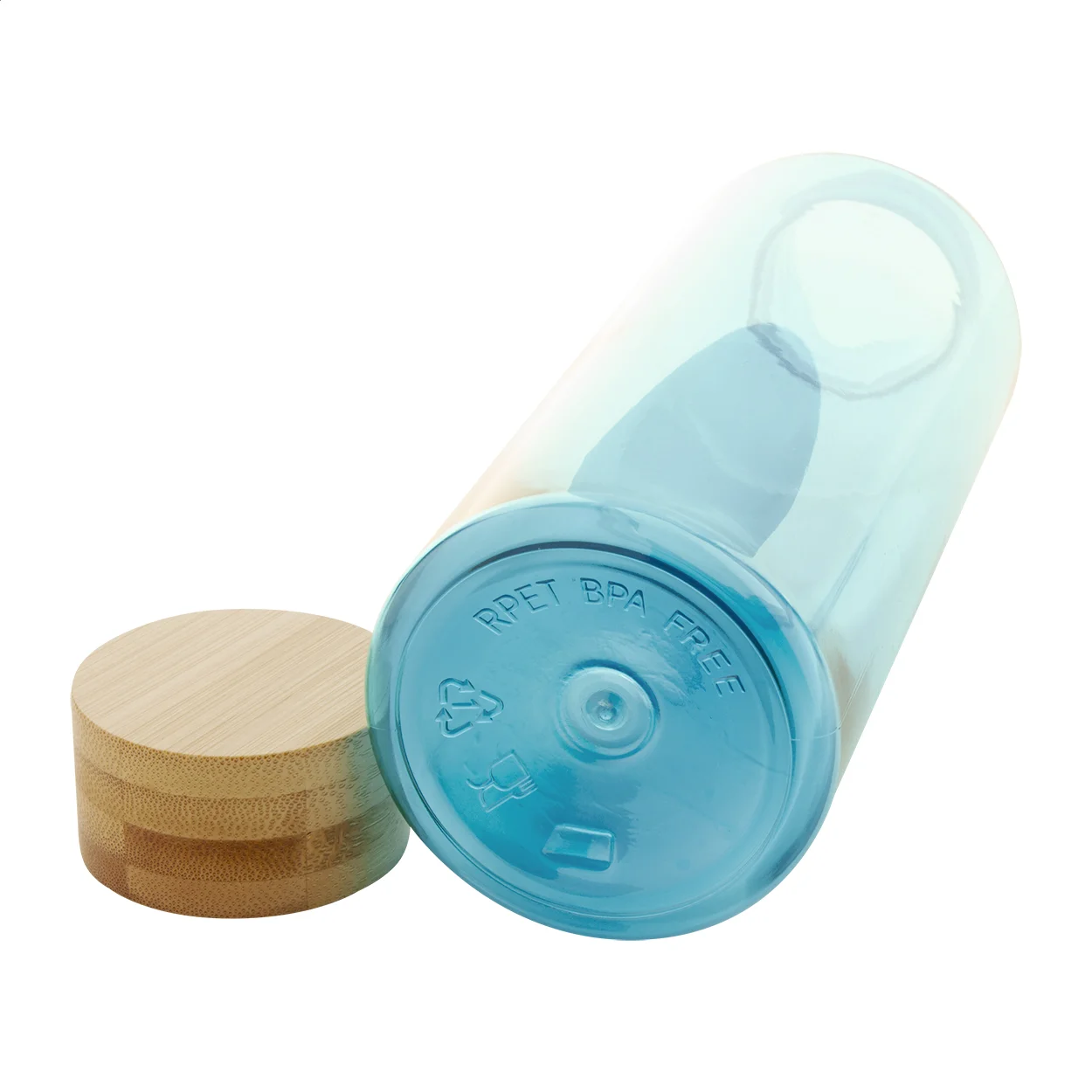 RPET-Sportflasche Pemboo, hellblau – Bild 3
