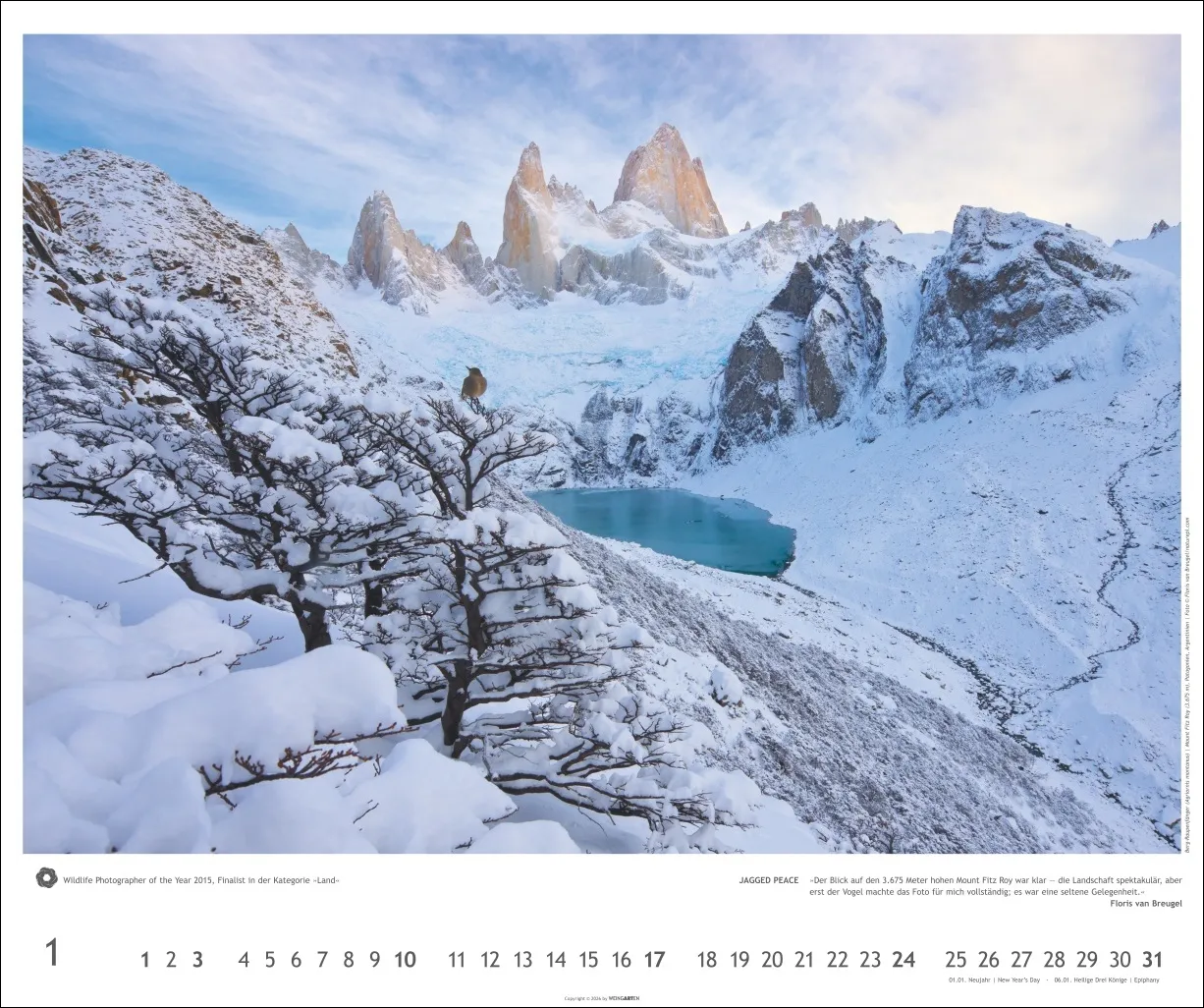 Meisterwerke der Natur Wandkalender 2027 – Bild 2