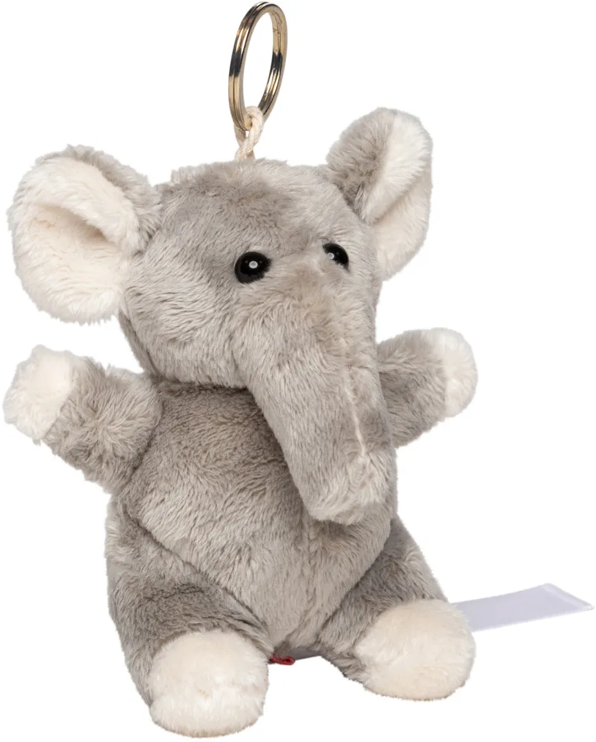 Schlüsselanhänger Elefant, grau – Bild 5