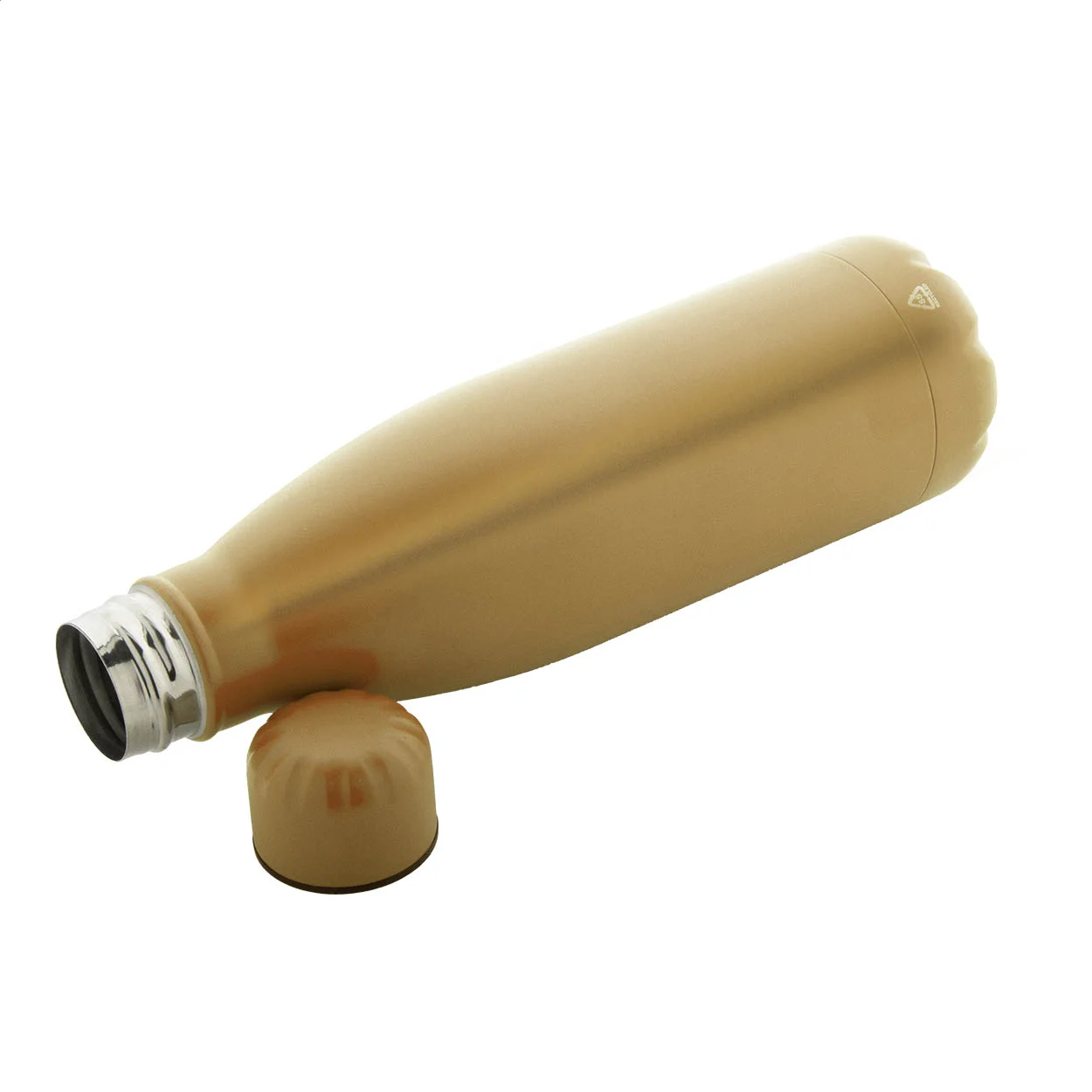 Flasche Refill aus recyceltem Edelstahl, gold – Bild 2