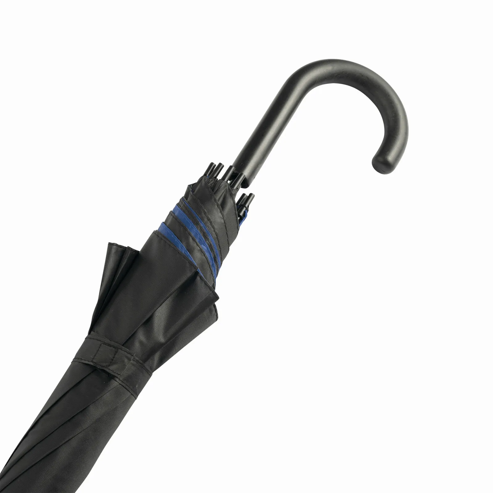 DOUBLY Umbrella, Automatik-Stockschirm, blau, schwarz – Bild 6