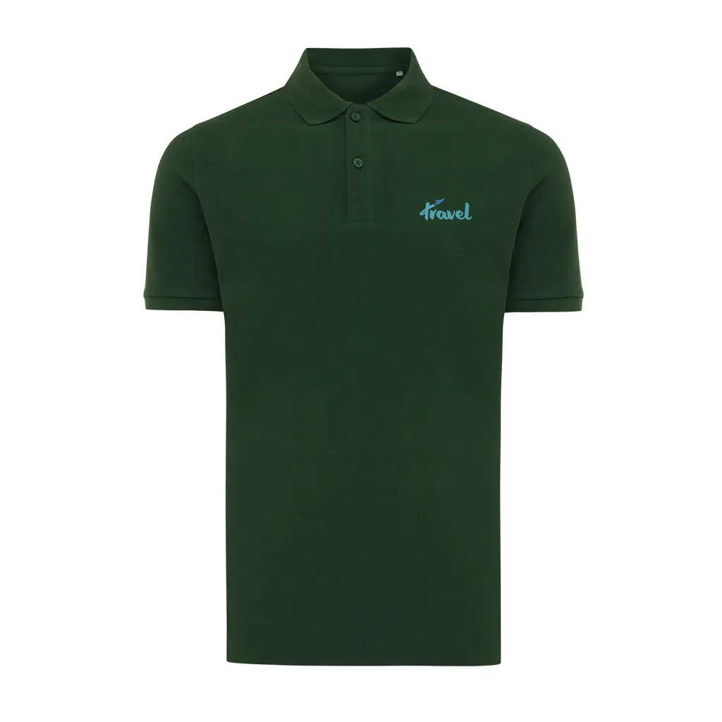 IQONIQ Yosemite Piqué-Poloshirt aus recycelter Baumwolle, forest green – Bild 3