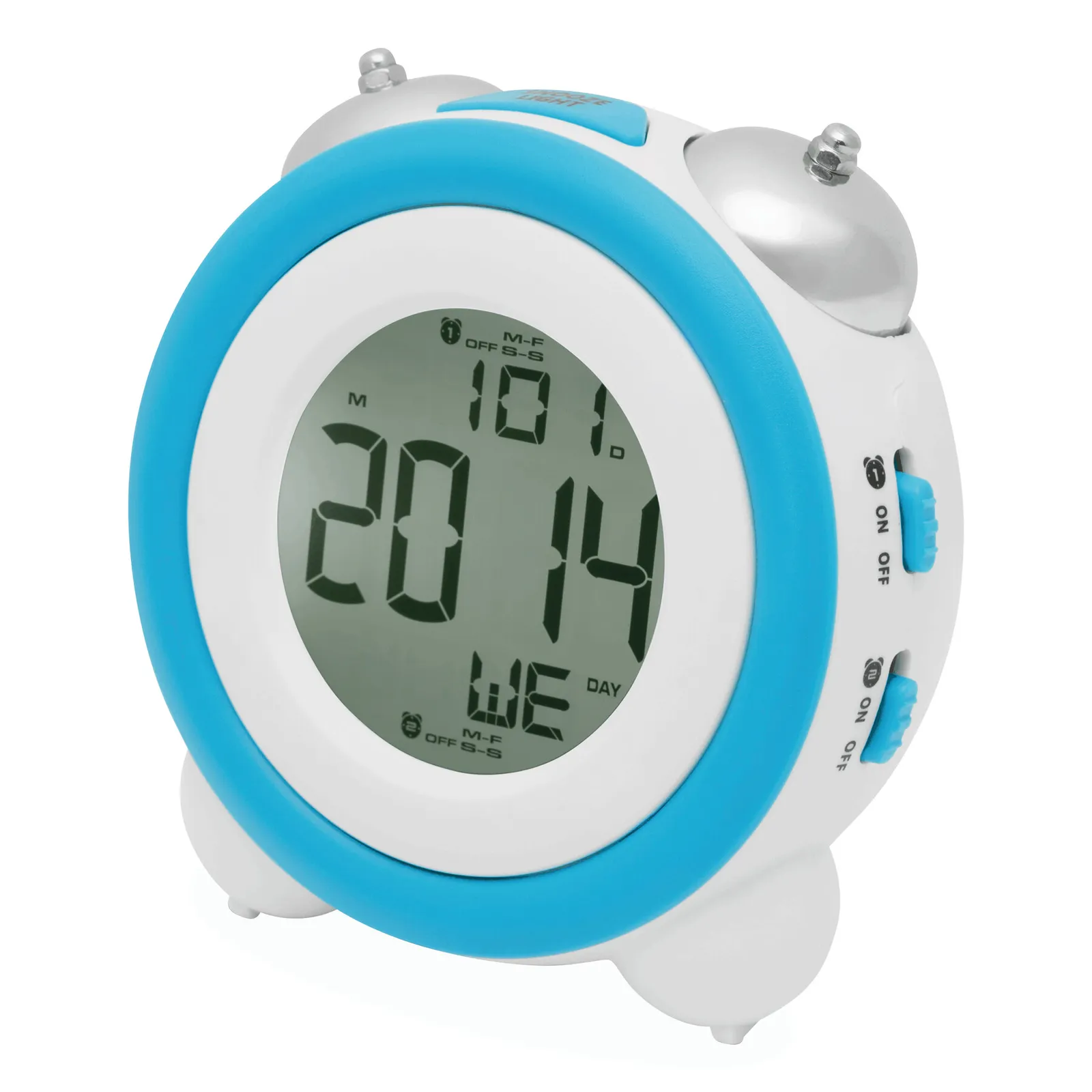 MODERN RETRO - Wecker blau, weiß, blau, weiß – Bild 2