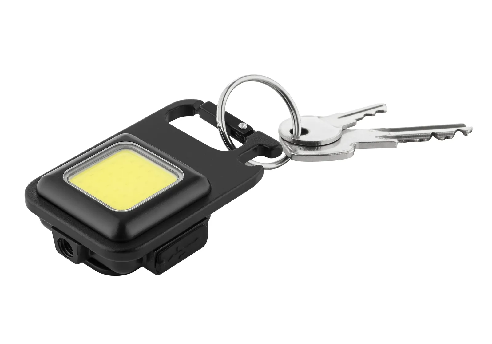 LED MegaBeam Lampe "MiniSquareLightReCharge" schwarz, schwarz – Bild 2