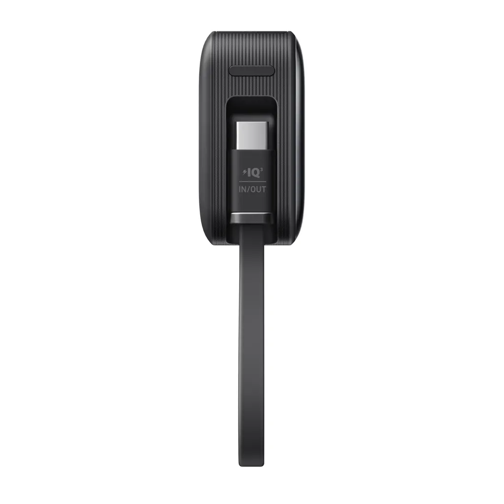 Anker Nano Powerbank 30W, mit integriertem USB-C-Kabel, schwarz – Bild 6