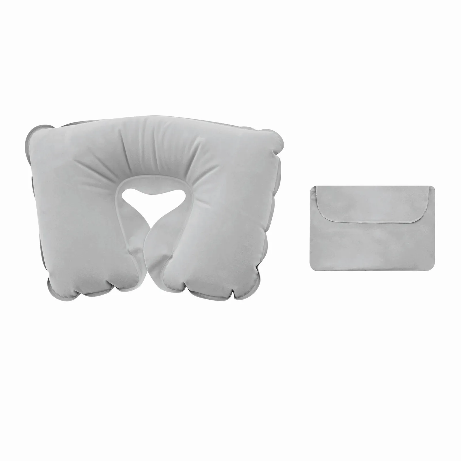 COMFORTABLE - Aufblasbare Nackenstütze, grau – Bild 2