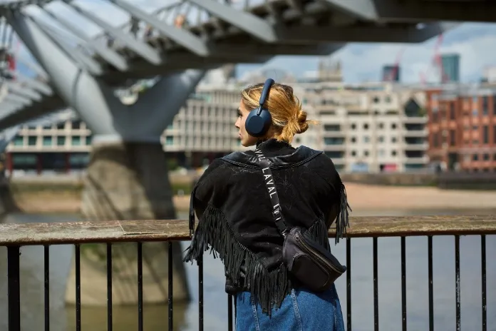 SONY WH-1000XM5 Kabelloser Kopfhörer mit Geräuschunterdrückung, Mitternachtsblau – Bild 2