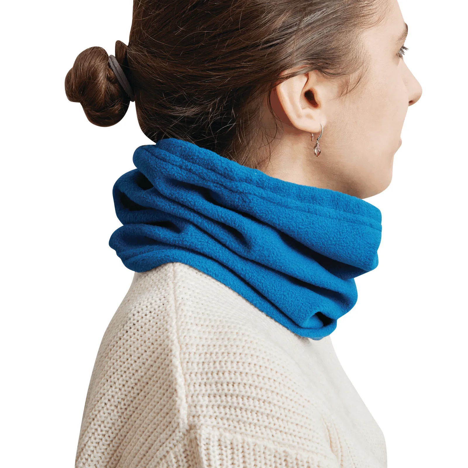 VARIOUS - Fleece-Schalmütze, petrol – Bild 5