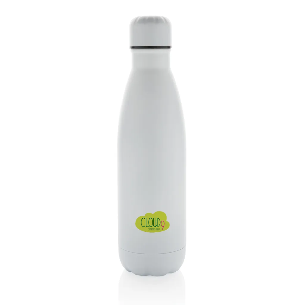 Eureka einwandige Wasserflasche aus RCS rec. Stainless-Steel, weiß – Bild 4