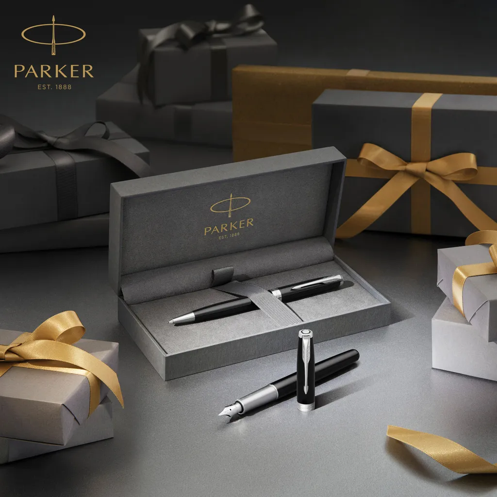 Parker SONNET Stift mattschwarz mit Palladium-Verzierungen, silber – Bild 5