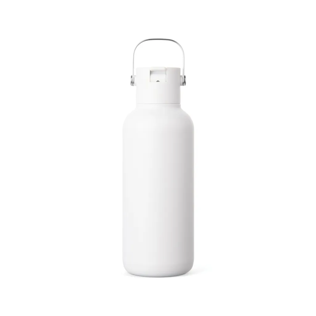 VINGA Cael RCS Stainless-Steel Trinkflasche 600ml, weiß – Bild 5