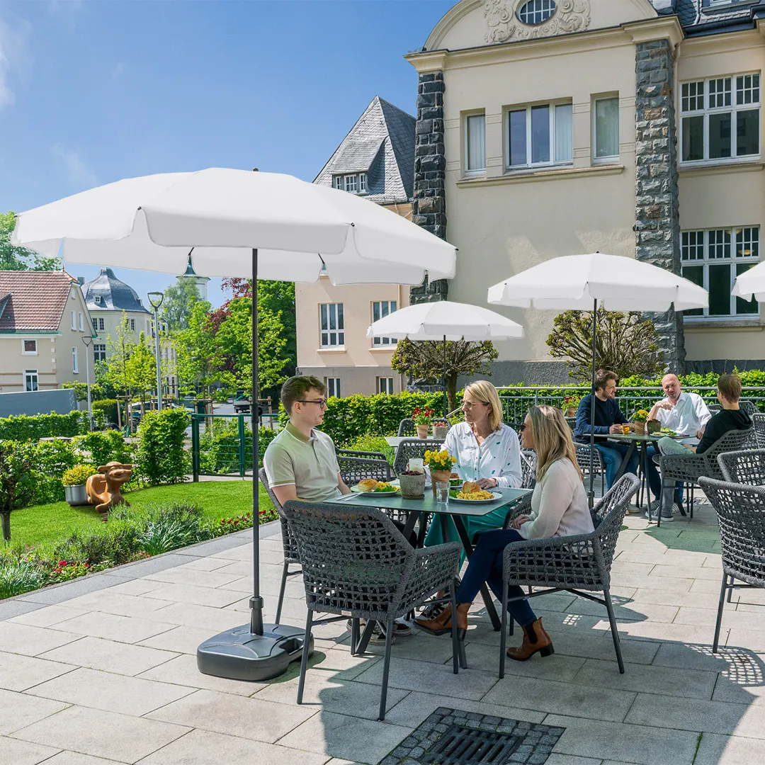 Sonnenschirm M, weiß – Bild 3