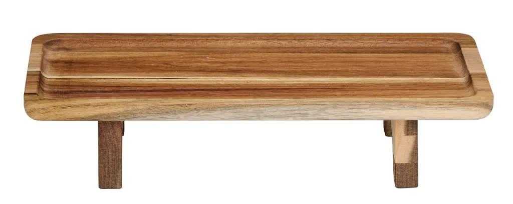 ALPINA Serviertablett 30.7x15.5cm, Braun – Bild 2
