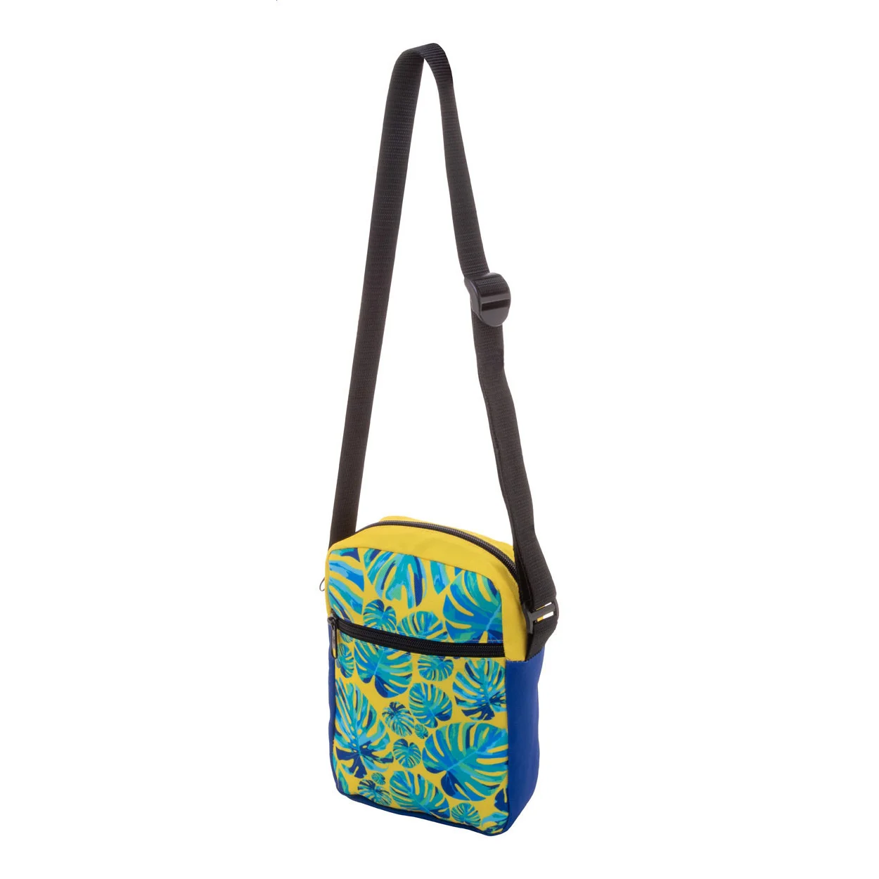 Individuelle Umhängertasche SuboBag Cross, schwarz, weiß – Bild 4