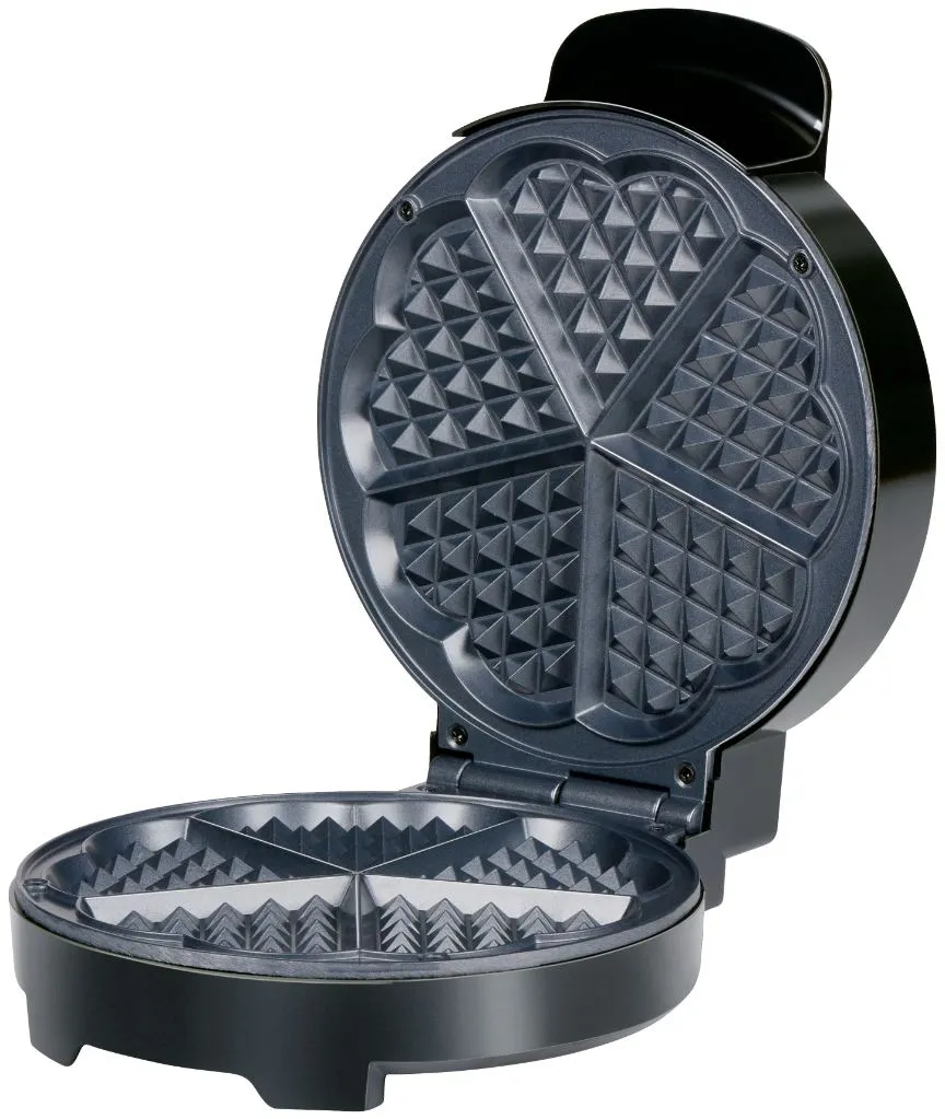 ALPINA Herzwaffeleisen 1000W, Schwarz – Bild 6