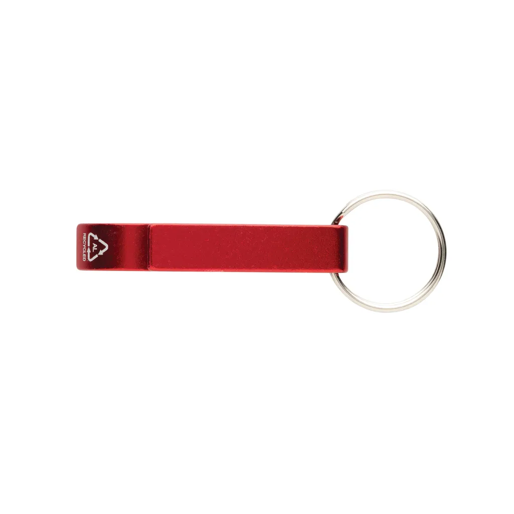 Flaschen- und Dosenöffner aus RCS recyceltem Aluminium, rot – Bild 5