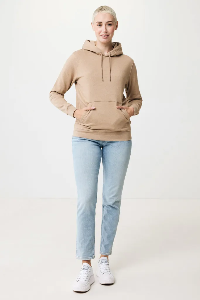 IQONIQ Torres ungefärbter Hoodie aus recycelter Baumwolle, heather brown – Bild 6