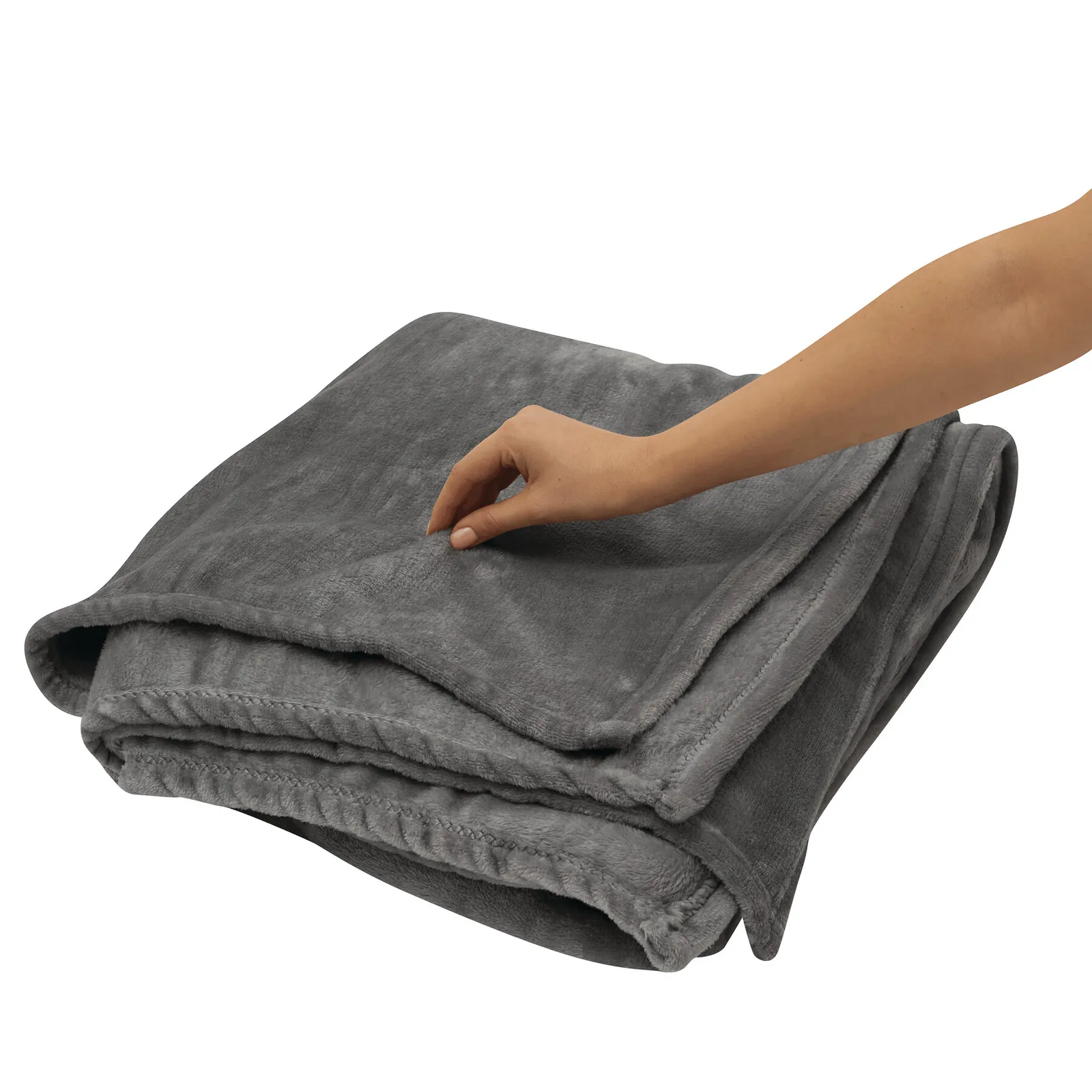 SNUGGLE DREAM - Wohn- und Kuscheldecke, grau – Bild 9