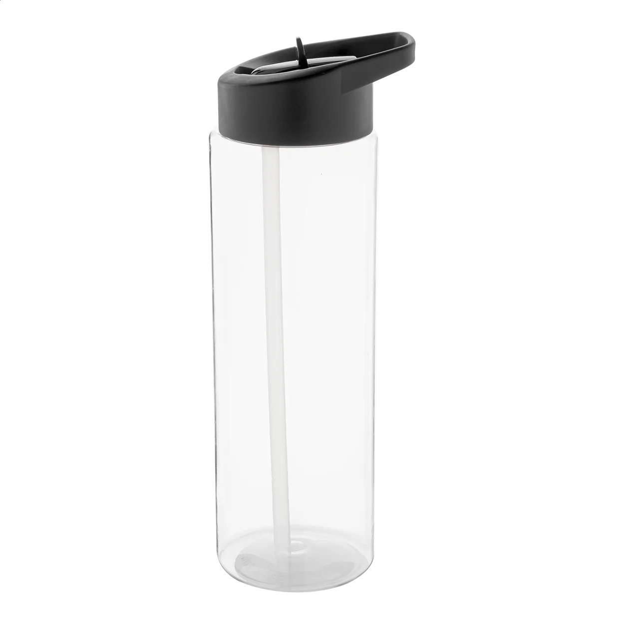 RPET Trinkflasche Fitty, schwarz – Bild 2