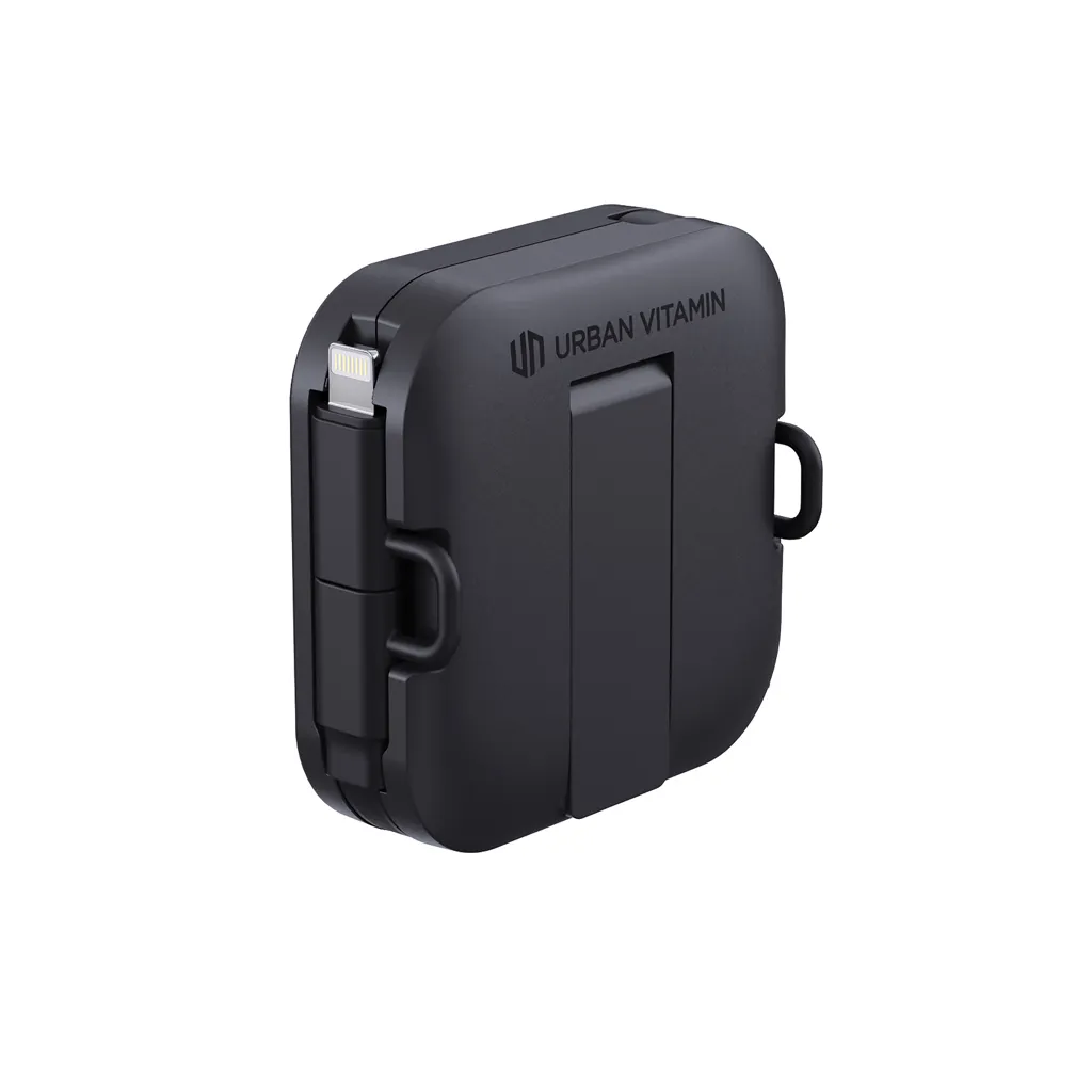 Urban Vitamin San Jose 100W-Halter mit einziehbarem Kabel, schwarz – Bild 7