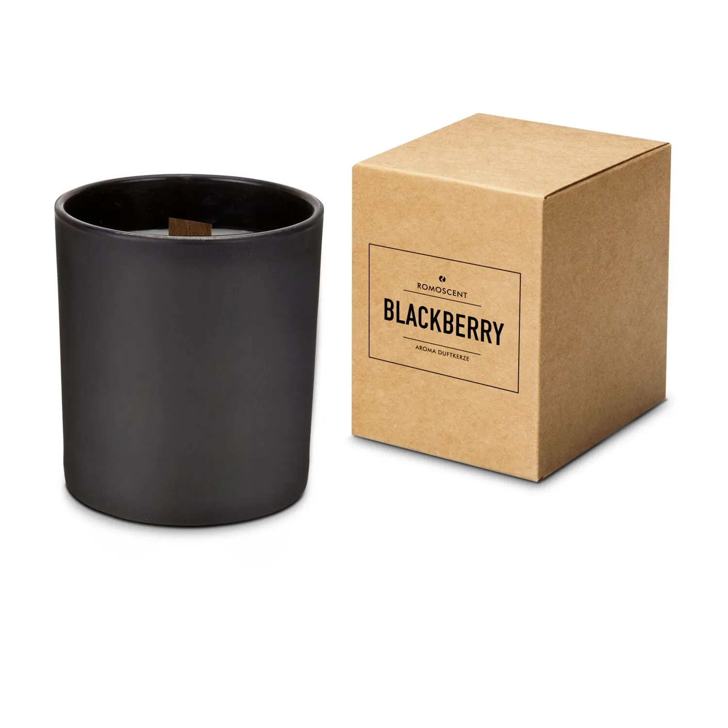 ROMOSCENT® Aromakerze Blackberry, schwarz – Bild 11