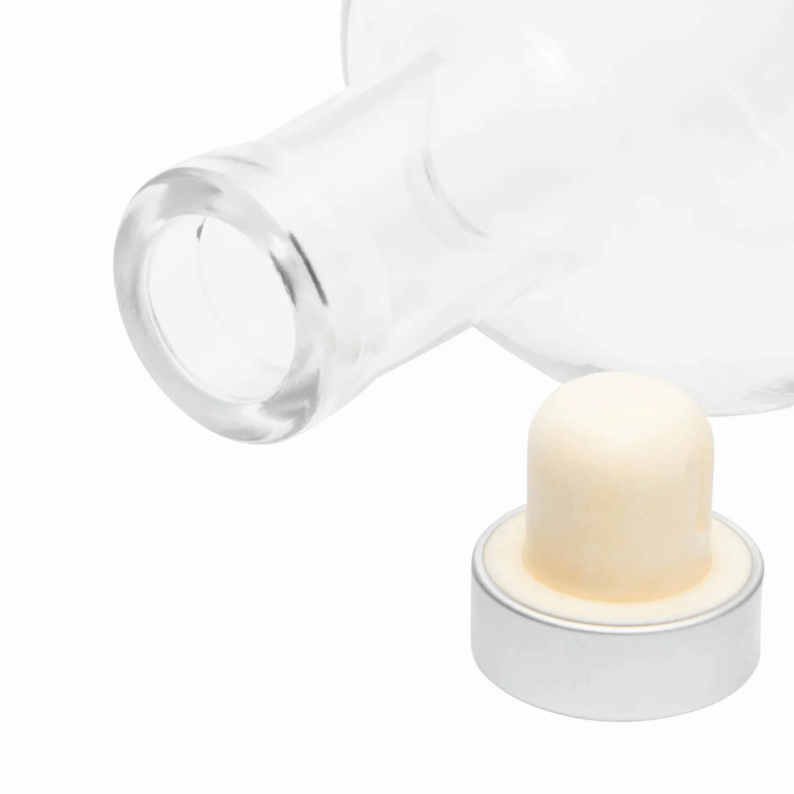 PEARLY - Glas-Trinkflasche transparent, transparent – Bild 6