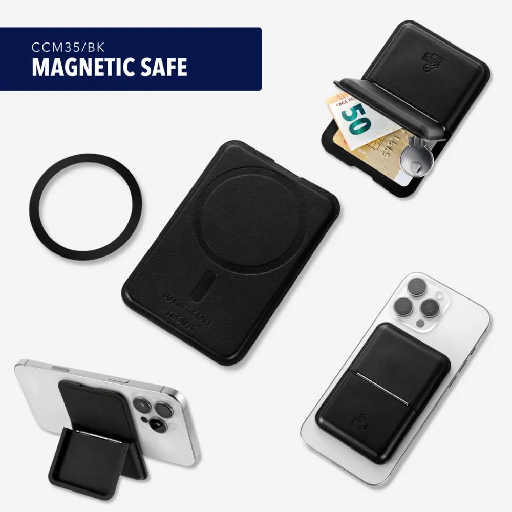 Kartenetui MAGNETIC SAFE schwarz, schwarz – Bild 9