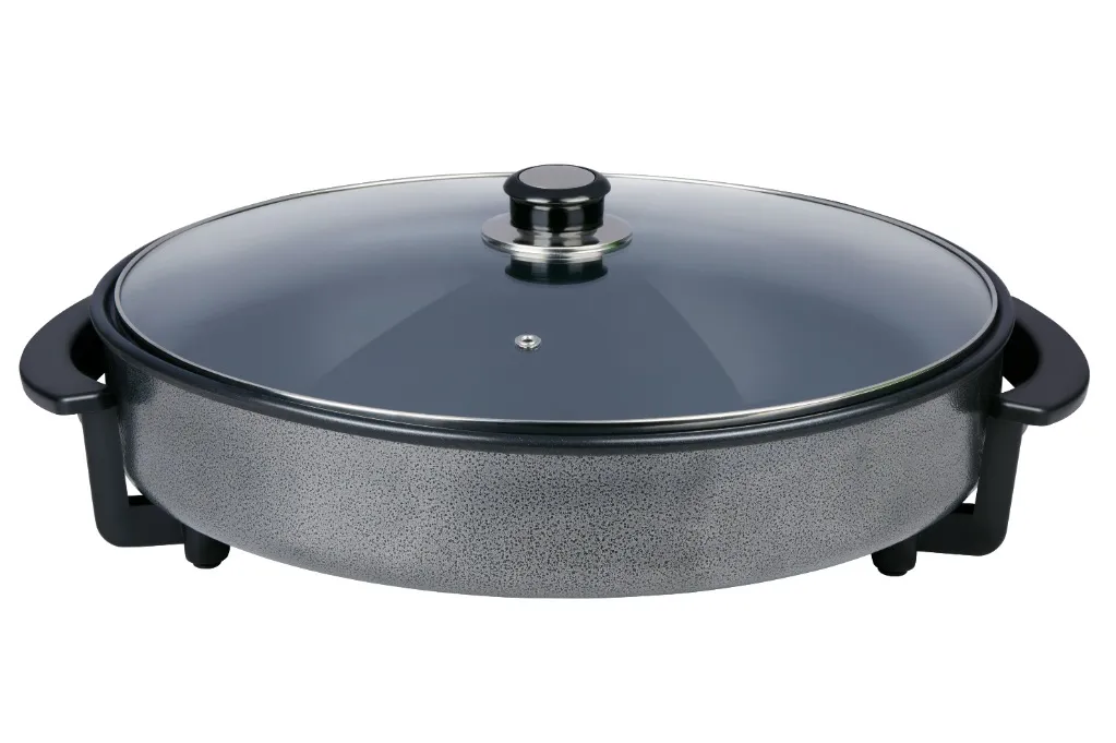 ALPINA Partypfanne 1500W Ø40cm, Schwarz – Bild 3