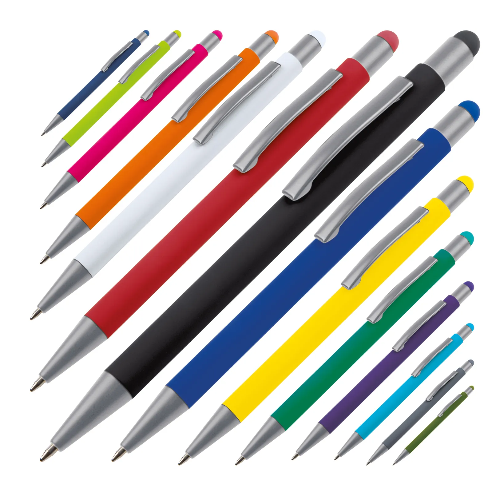 Metall Kugelschreiber mit Touch-Pen Rio