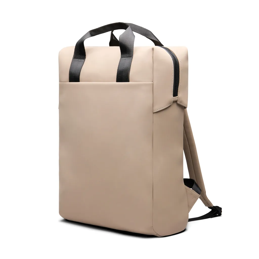 VINGA Baltimore RCS Tote Rucksack, greige – Bild 2