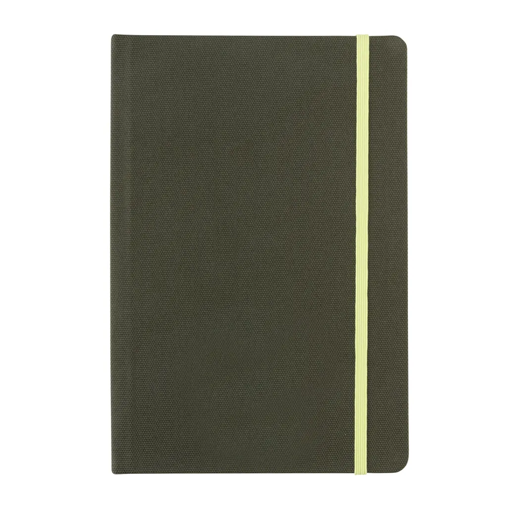 GRS-zertifiziertes rPET-A5-Notizbuch, grün – Bild 4