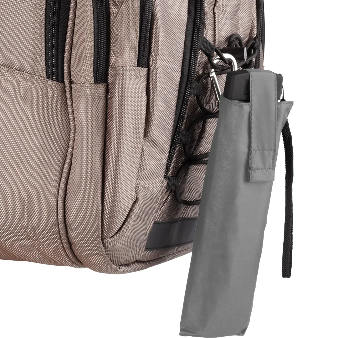 Mini-Taschenschirm SlimLite® Adventure, grau – Bild 7