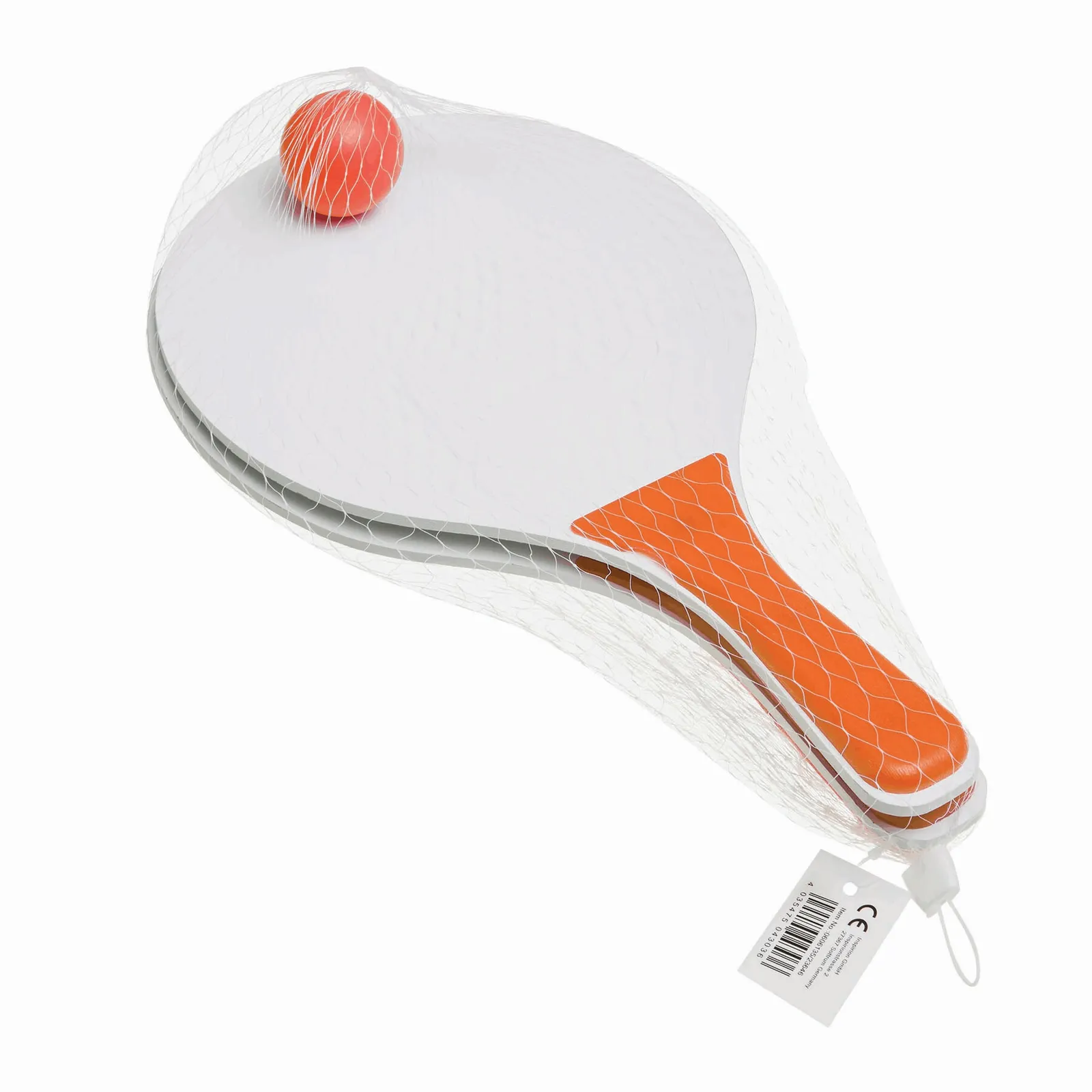 SUMMER FEELING - Beachball-Set, orange, weiß – Bild 3