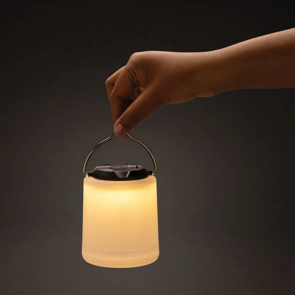 Limio tragbare wiederaufladbare Tischlampe aus RCS rec. ABS, weiß – Bild 3