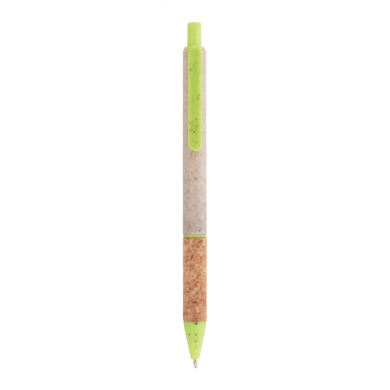 Kugelschreiber Corgy, grün, natur – Bild 2