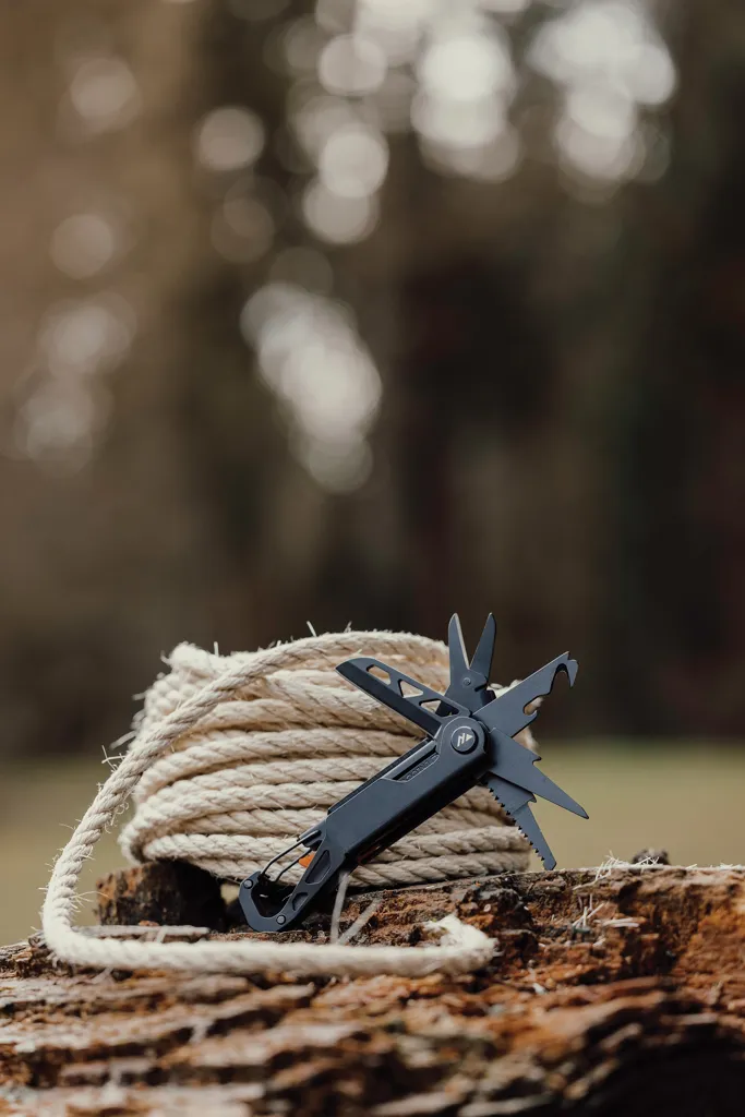 Nordic Drift Adventure Multitool, schwarz – Bild 5