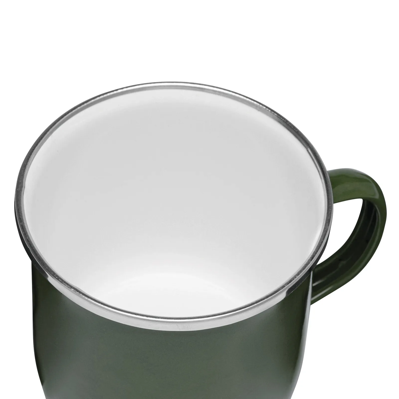 VINTAGE CUP - Emaille-Trinkbecher, grün – Bild 5
