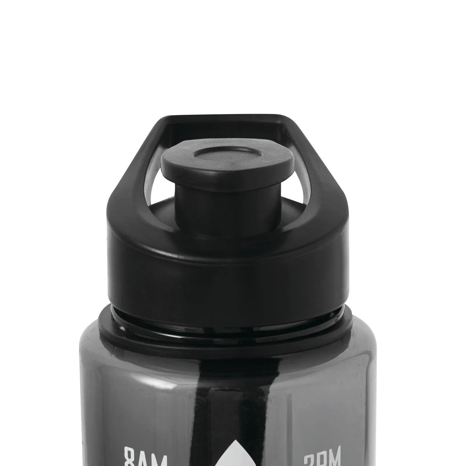 AQUA LEVEL - Sport-Trinkflasche, schwarz – Bild 8