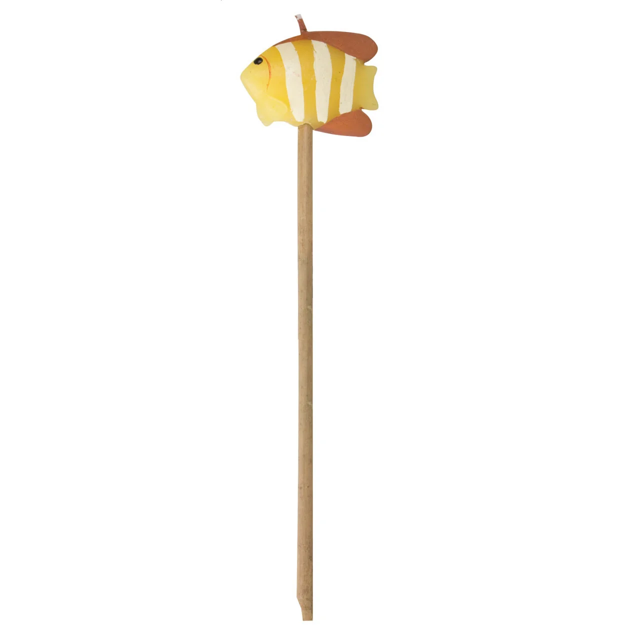 Kerze Fish mit Bambusstab