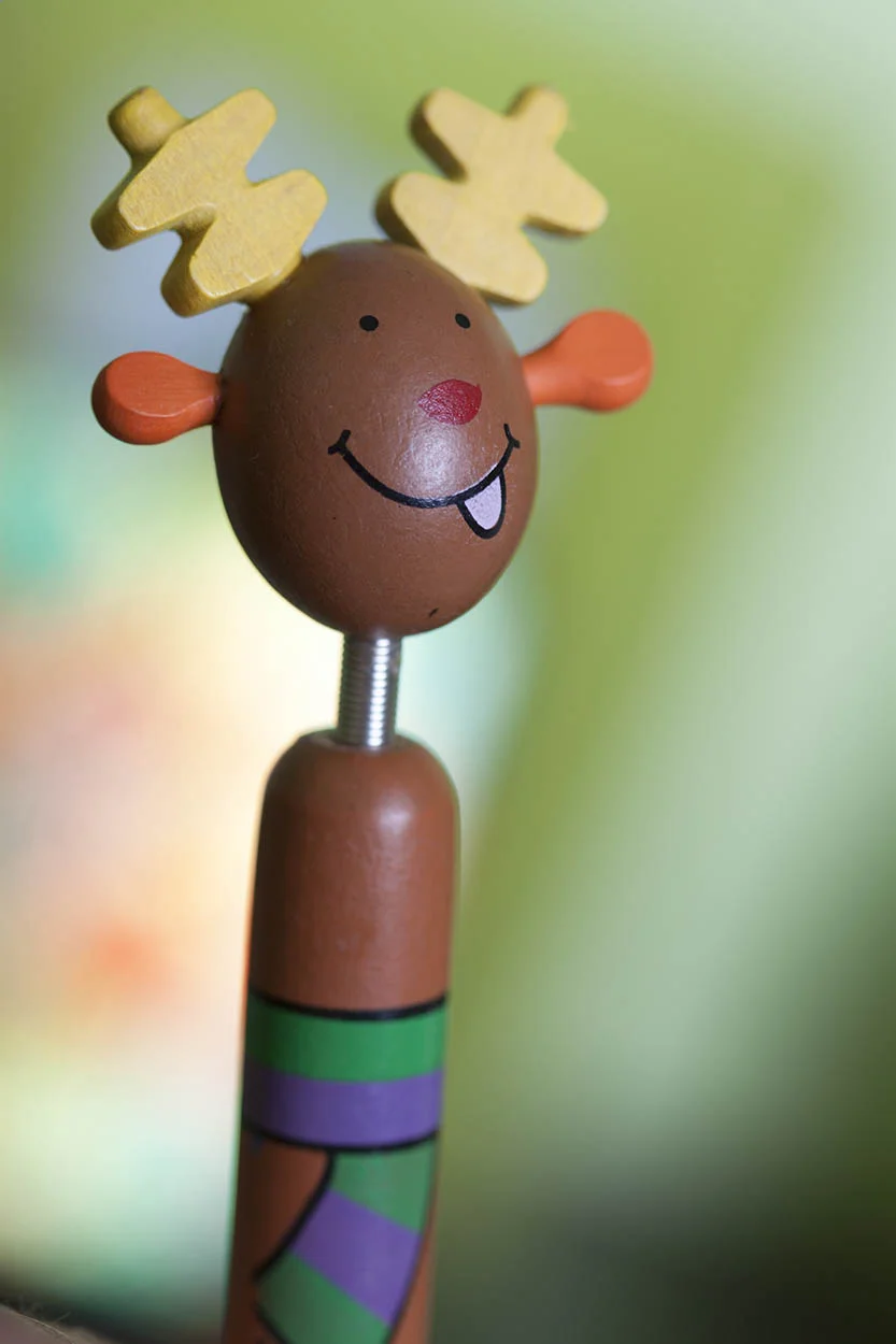 Kugelschreiber Schneemann Göte, braun – Bild 3