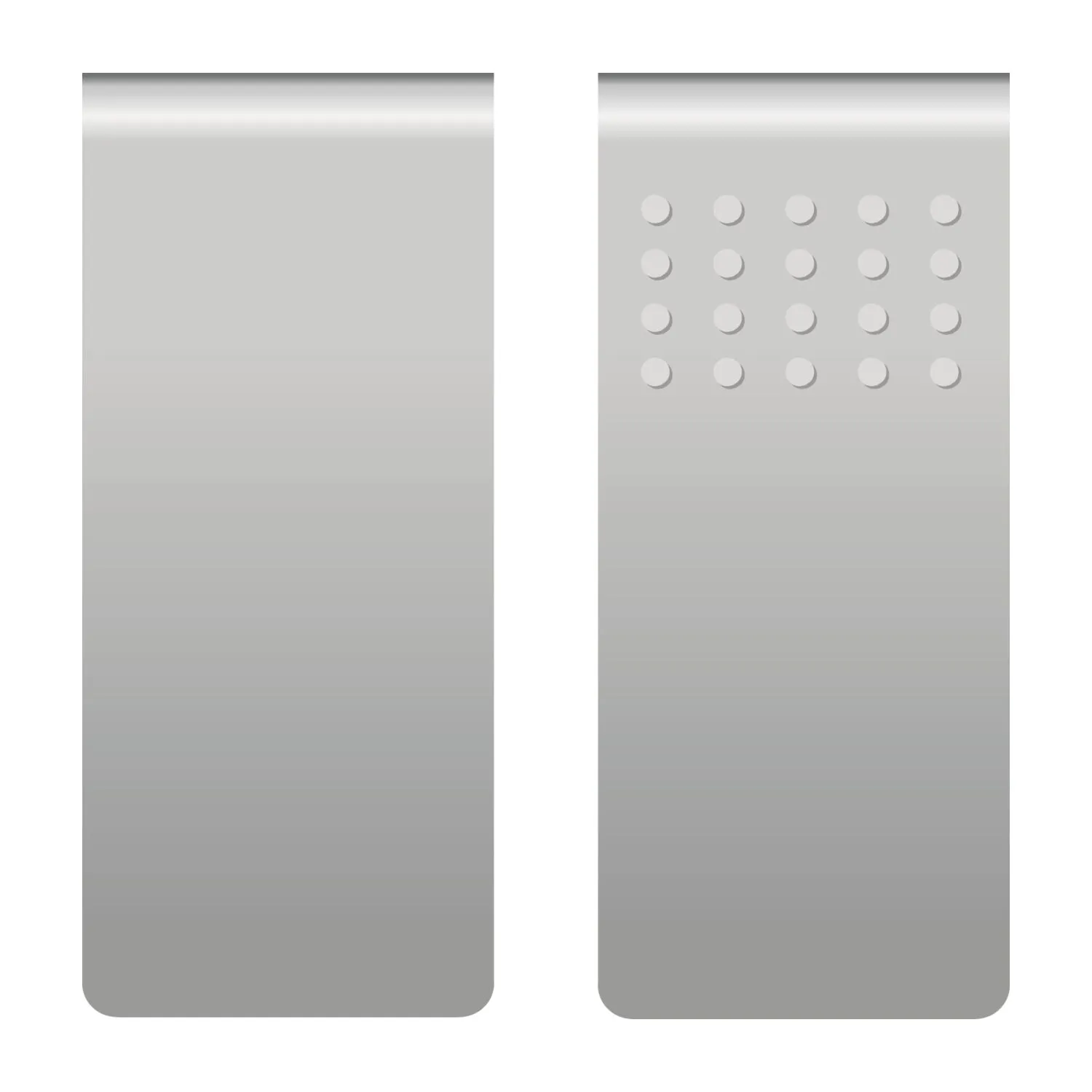 ROMINOX® Mehrweg-Büroklammer Straight Clip XL mit Noppen, idealer Mailingartikel für Dokumente, bis zu 35 Seiten Klemmkraft, silber – Bild 8