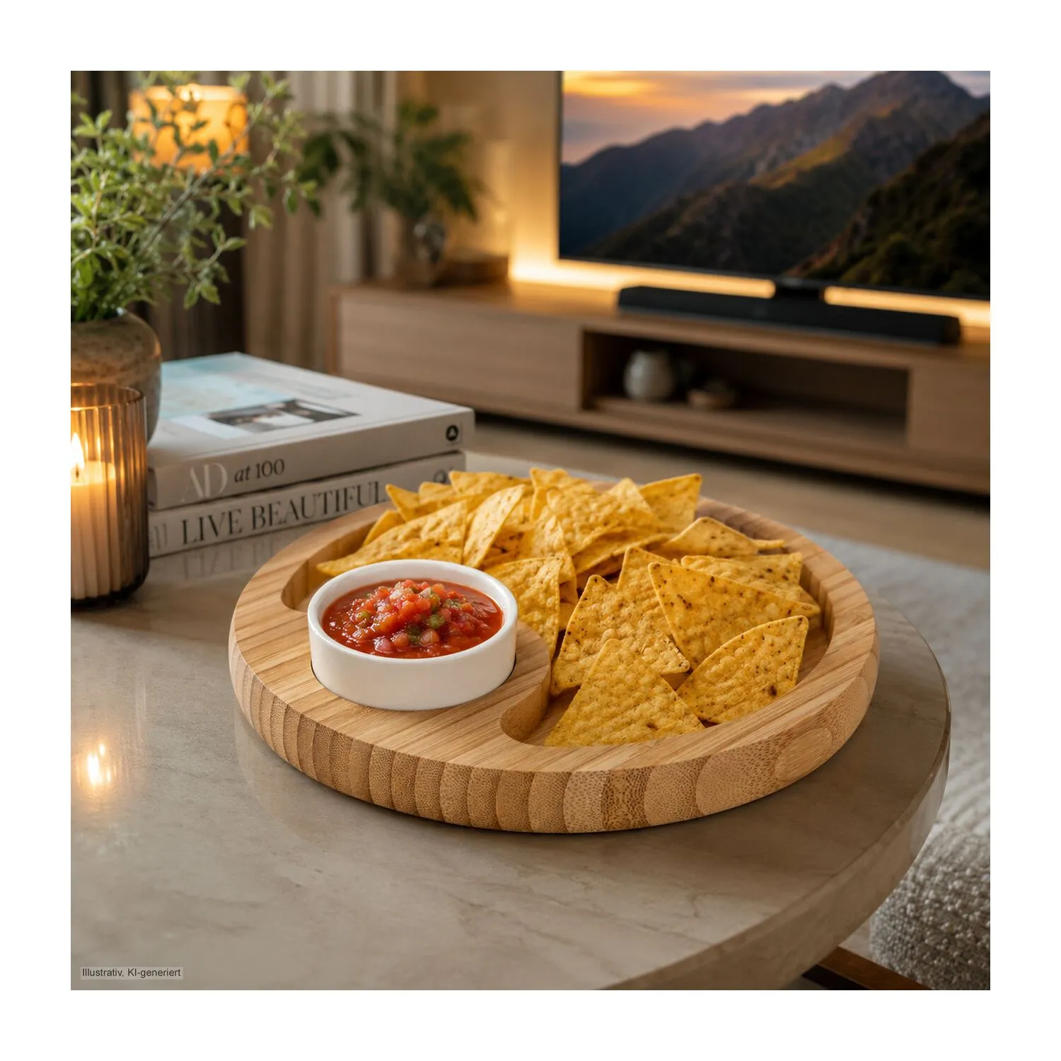 Geschenkset / Präsenteset: Snack ´n Dip, gelb – Bild 6