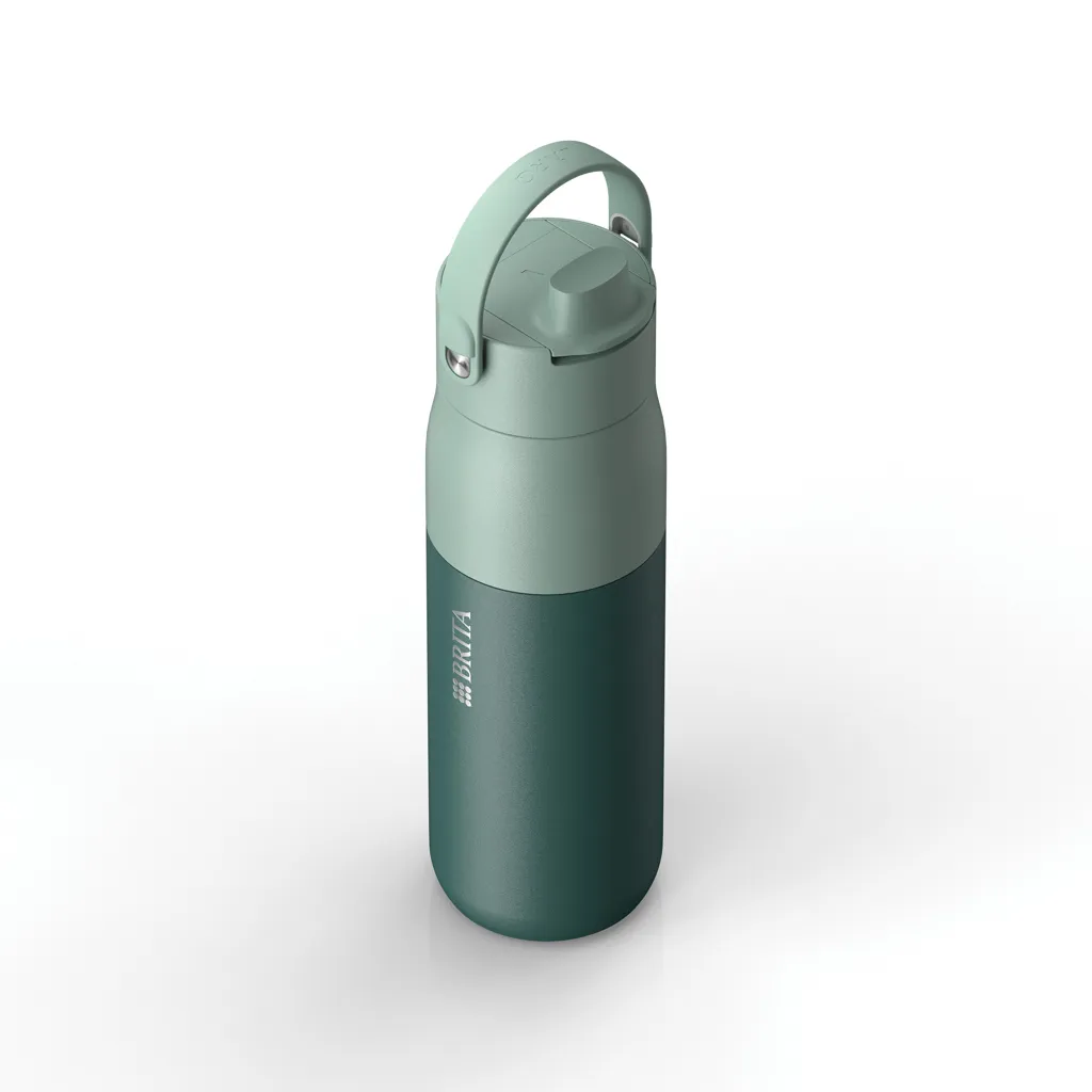 BRITA LARQ Essential Wasserflasche 680ml, grün – Bild 3