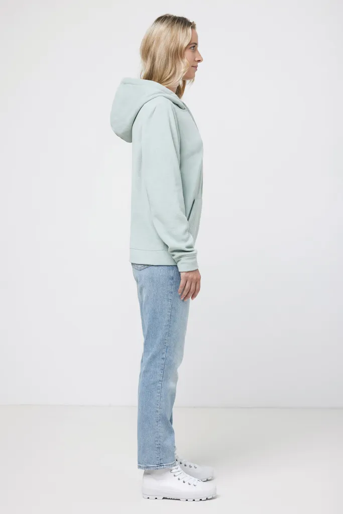 IQONIQ Trivor Mikrofleece-Kapuzen-Pulli aus recyc. Polyester, Iceberg green – Bild 6